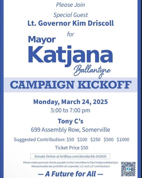 Mayor Katjana Ballantyne's Campaign Kickoff!