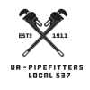 Pipefitters Local Union #537 Logo